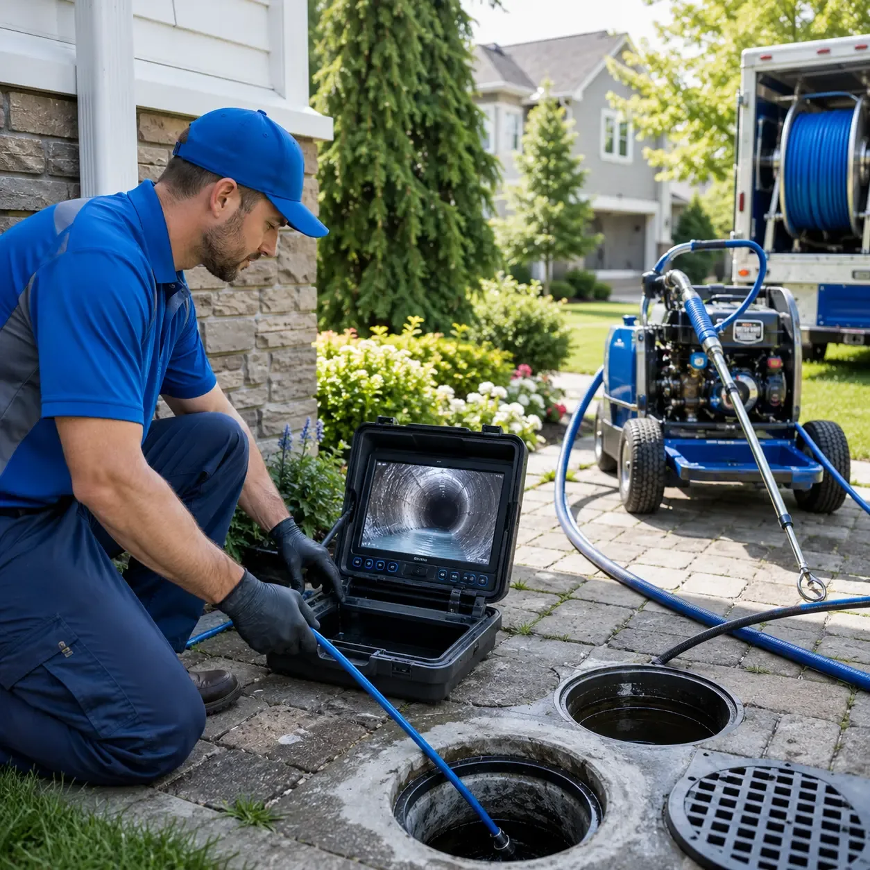 Outdoor drain cleaning professionals serving Holly Pond, AL